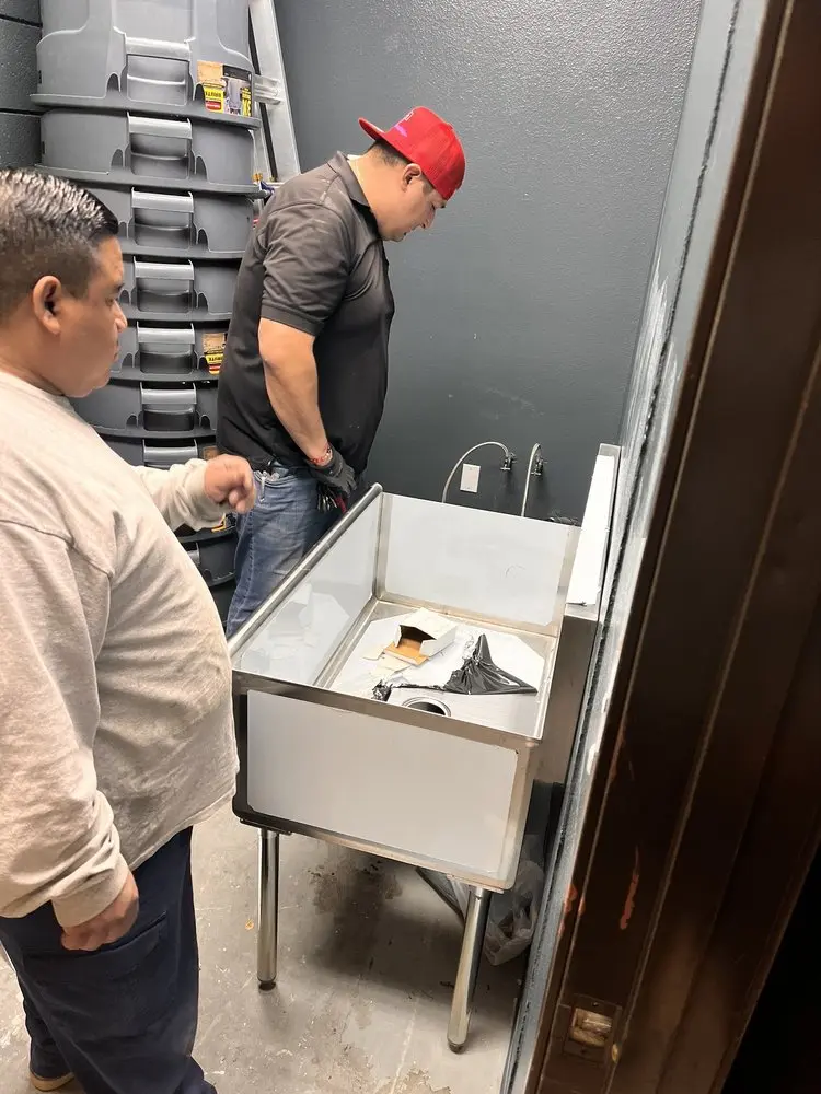 Commercial plumbing and sink installation in Brigham City