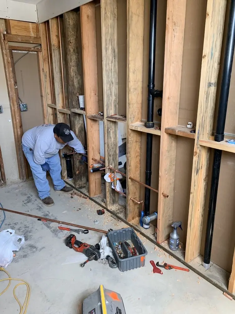 Commercial rough-in plumbing for Gas Line Repair in Brigham City